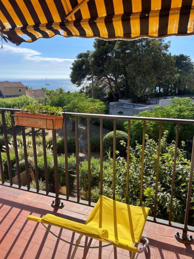 Appartement Cosy Vue Mer A 50 M De La Plage - Refait A Neuf Et Climatise Le Pradet Exteriér fotografie