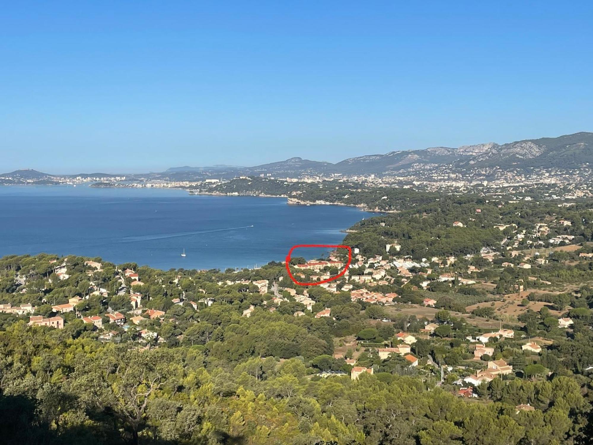 Appartement Cosy Vue Mer A 50 M De La Plage - Refait A Neuf Et Climatise Le Pradet Exteriér fotografie